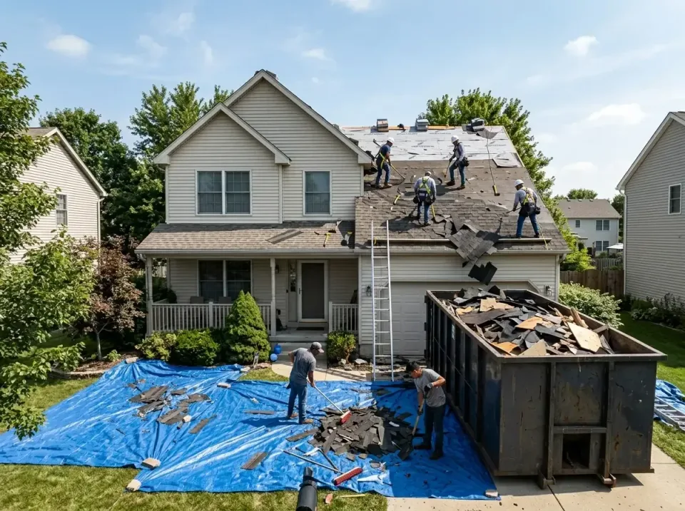 roof-replacement-debris-remova-004 — frequently asked questions, Cheapest Dumpster Rentals in Monroe, LA